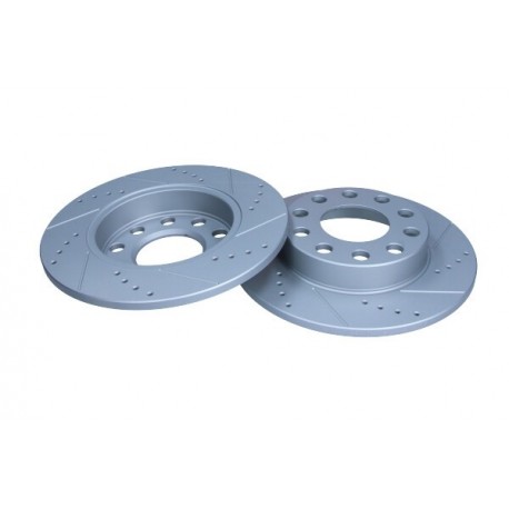 Disc de frână spate VW A4 1.6 00-08 245x10 perforat și canelat 100124375
