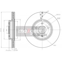 Disc de frână față VW A4, A5 07- 986479467