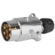 Conector priză remorcă 7 pini din aluminiu