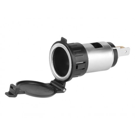 Priză electrică EURO 12V încastrabilă cu capac