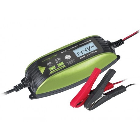Redresor cu microprocesor pentru baterii 6V/12V - 2A/4A, 1.2-120 Ah, IP65