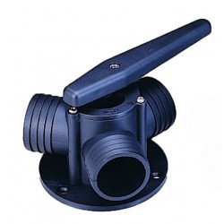 Supapă cu trei căi pentru dejecții 1 1/2 38 mm pentru bărci