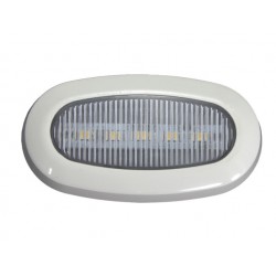 Lampă de cabină albă LED 73x37 mm pentru barcă/iaht