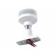 Lampa de navigație LED albă 10 cm 360° pentru barcă