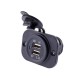 Încărcător încorporat 2X USB 3.1A 12/24V