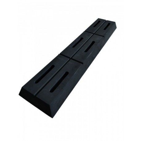 Protector parâmă de ponton negru 100x22 cm