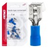 Conectori femelă tip spade cu ramificație plată / Conectori tip spade femelă cu extensie masculină