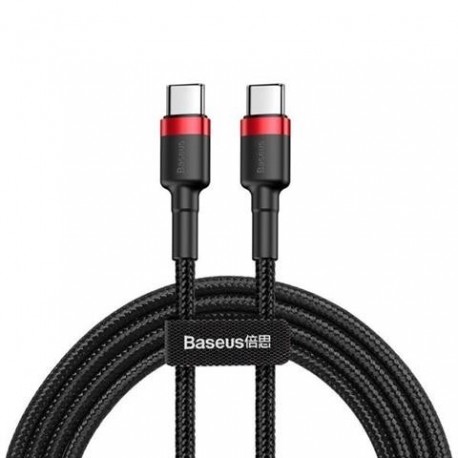 BASEUS Cafule Cablu USB-C la USB-C / Cablu USB-C la USB-C PD 2.0 QC 3.0 60W 200 cm
