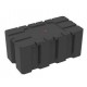 Flotor de flotabilitate negru pentru ponton 102x55x45 cm