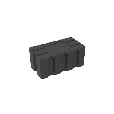Flotor de flotabilitate negru pentru ponton 102x55x45 cm
