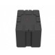 Flotor de flotabilitate negru pentru ponton 102x55x45 cm