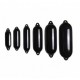 Fender pentru iaht 18x60 cm, negru, Starfender 2, pentru barcă