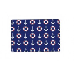 Covoraș decorativ ancore roți 60 x 40 cm pentru barcă, cadou