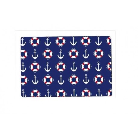 Covoraș decorativ ancore roți 60 x 40 cm pentru barcă, cadou