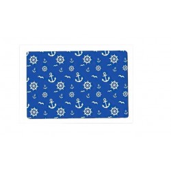 Covoraș decorativ ancore cârmă 60 x 40 cm pentru barcă, cadou