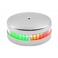 Lampa de navigație LED rotundă roșu-verde pentru barcă și iaht