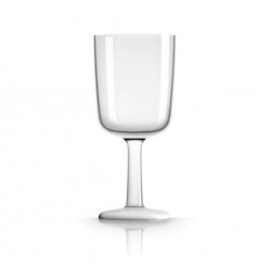 Pahare de vin rezistente la spargere 300 ml albe, set de 4 bucăți