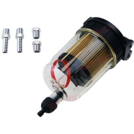Filtru de combustibil cu separator și decantor pentru bărci