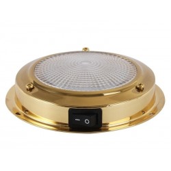 Lampa de cabină LED rotundă din alamă pentru barcă/iaht