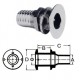 Scurgere din cockpit 3/4'' pentru furtun 23 mm pentru barcă/iaht