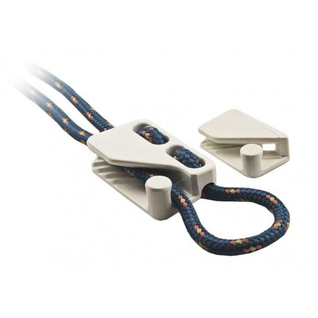 Cleat pentru parâme Clamcleat alb pentru frânghie de 6-11 mm