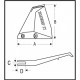 Hidrostabilizator pentru motor peste 50 CP pentru barcă