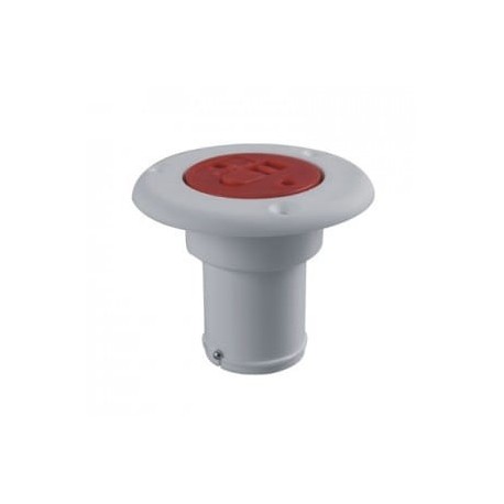 Gură de alimentare combustibil PVC 38 mm rezistentă la UV pentru barcă