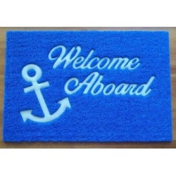Ștergător "Welcome Aboard" 60x90cm pentru barcă/iaht