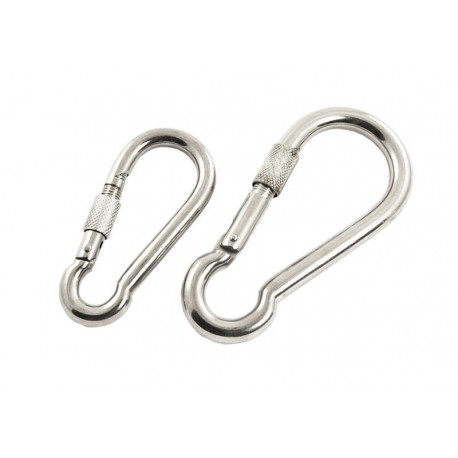 Carabinieră inoxidabilă cu închidere filetată 5MM pentru velier