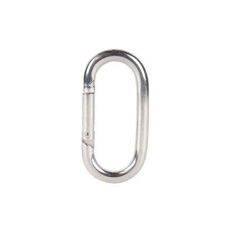 Carabinieră ovală inoxidabilă 10x100 mm
