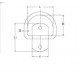 Inel de punte rabatabil inoxidabil 6 x 25 mm