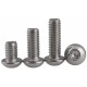 Șurub cu cap bombat M10x40mm ISO7380-1 A2