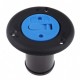 Racord de Umplere Apă PVC 38 mm Negru pentru Barcă/Iacht