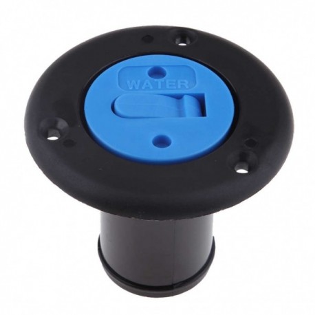 Racord de Umplere Apă PVC 38 mm Negru pentru Barcă/Iacht