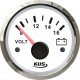 Indicator de tensiune - voltmetru 8-16V alb pentru barcă