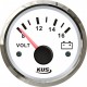 Indicator de tensiune - voltmetru 8-16V alb pentru barcă