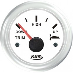 Indicator de trim WW KUS 0-190 alb pentru barcă/iaht