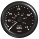 Vitezometru negru 35W 12/24V pentru barcă/iaht