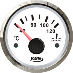 Indicator de temperatură WS 40-120 alb pentru barcă