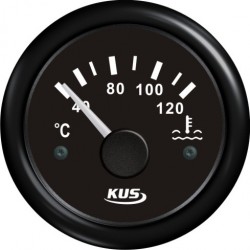 Indicator de temperatură negru 40-120° pentru barcă/iaht