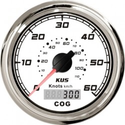 Vitezometru WS SEAQ GPS60 alb pentru barcă
