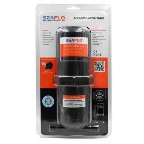 Rezervor de expansiune apă 0,75L MAX 8,6B pentru barcă