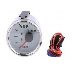 Indicator trim 0-190 Ohm alb pentru barcă/iaht