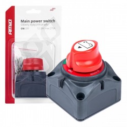 Comutator principal de curent 12V/24V pentru barcă, iaht, autorulotă