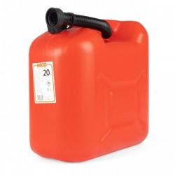 Canistră de combustibil 20L din plastic roșu pentru barcă și iaht