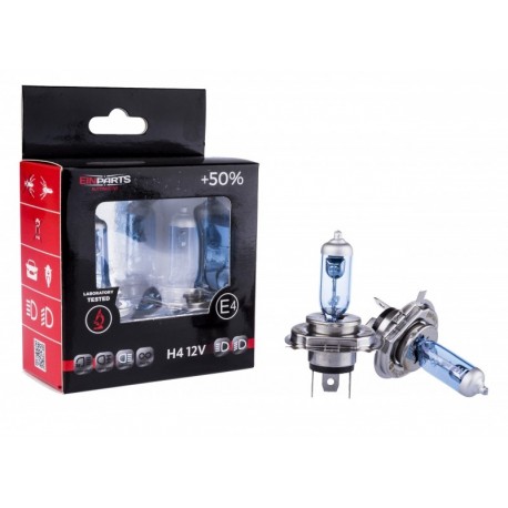 Becuri halogen Einparts H4 12V 60/55W +50% EPB11K (Set)
