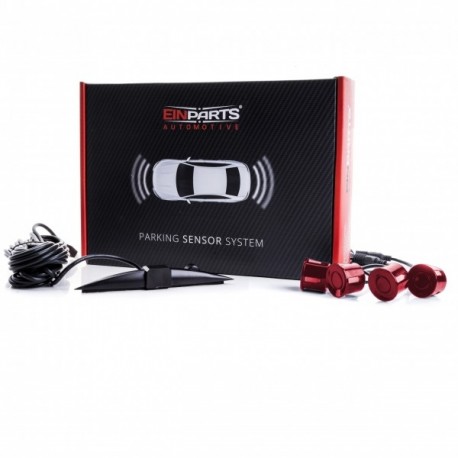 Senzor de parcare roșu EPP6600 cu afișaj - Set spate