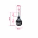 Becuri LED H3 6000K Flip Chip SUA 12/24V - EinParts EPLH36