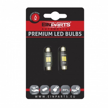 Bec LED CANBUS 6000K 39MM 6 SMD EPL196