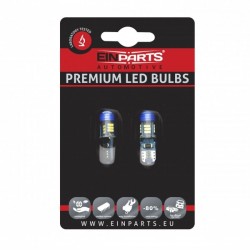 Bec LED EinParts W5W T10 15 SMD 4014 CANBUS 6000K